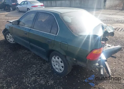 1999 Honda Civic Lx из США, поврежденный, VIN 2HGEJ6671XH573555